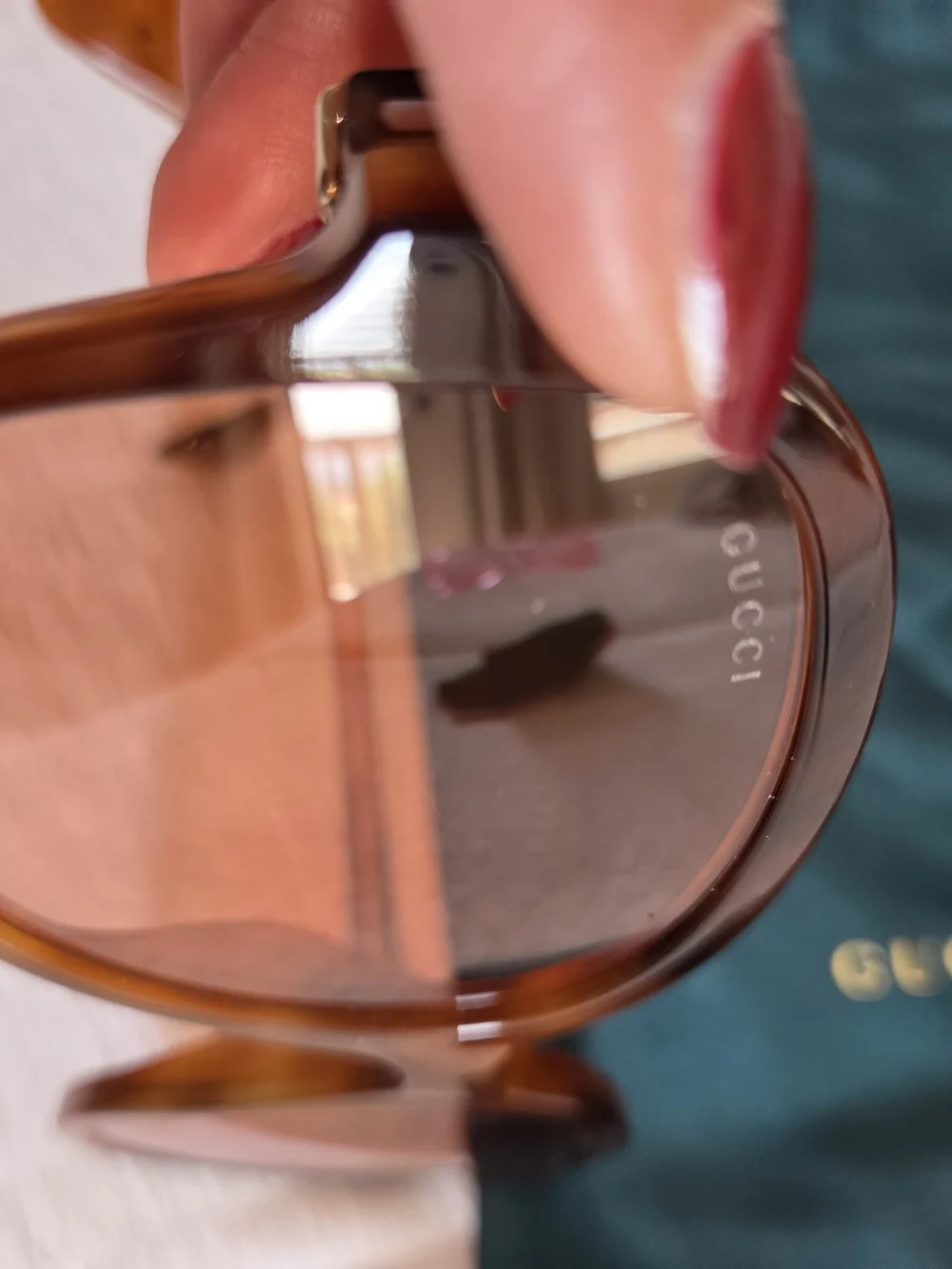 Gucci Women’s Oversized Brown Gradient Sunglasses